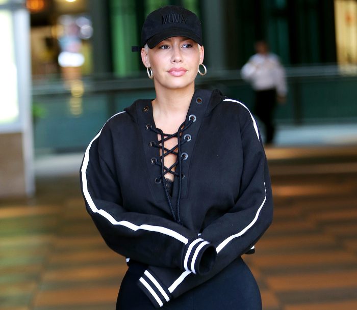 Amber Rose at a mall in Los Angeles, CA. on November 18, 2016.