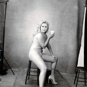 Amy Schumer Poses Topless for Pirelli 2016 Calendar