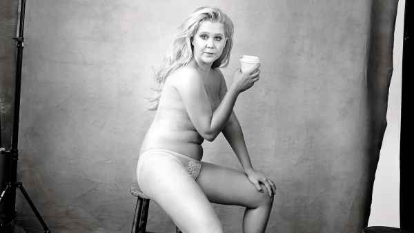 Amy Schumer Poses Topless for Pirelli 2016 Calendar