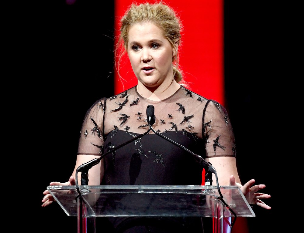 Amy Schumer introduces Cinema Icon Award winner Goldie Hawn (not pictured) during the CinemaCon Big Screen Achievement Awards brought to you by the Coca-Cola Company at The Colosseum at Caesars Palace during CinemaCon, the official convention of the National Association of Theatre Owners, on March 30, 2017 in Las Vegas, Nevada.