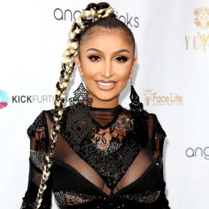 Angel Brinks attends Yekim X Brinks, a day party and fashion experience at Penthouse Nightclub & Dayclub on June 23, 2017 in West Hollywood, California.