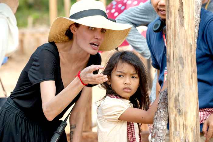 Angelina Jolie and Sareum Srey Moch