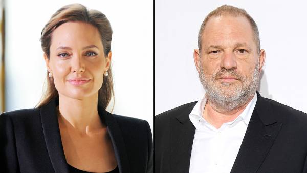 Angelina Jolie and Harvey Weinstein