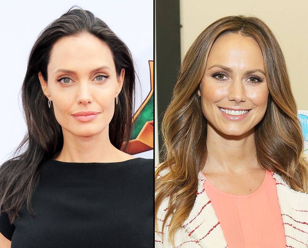 Angelina Jolie and Stacy Keibler