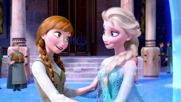 Anna and Elsa Frozen