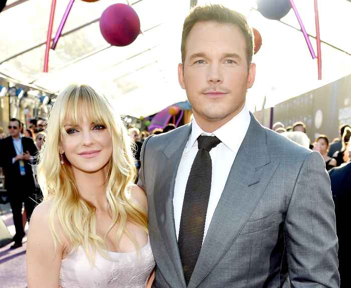 Anna Faris and Chris Pratt at the premiere of Disney and Marvel's "Guardians Of The Galaxy Vol. 2" at Dolby Theatre on April 19, 2017 in Hollywood, California.
