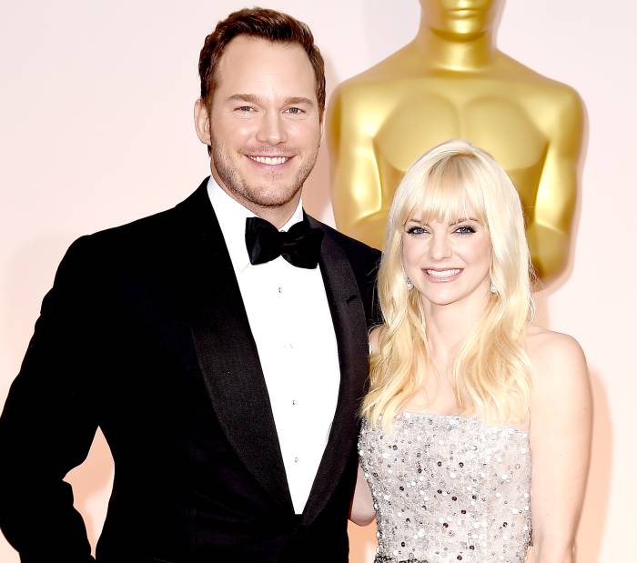 Chris Pratt and Anna Faris attend the 87th Annual Academy Awards at Hollywood & Highland Center on February 22, 2015 in Hollywood, California.