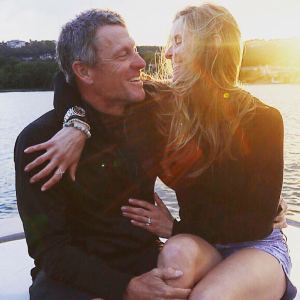 Anna Hansen Lance Armstrong engagement ring