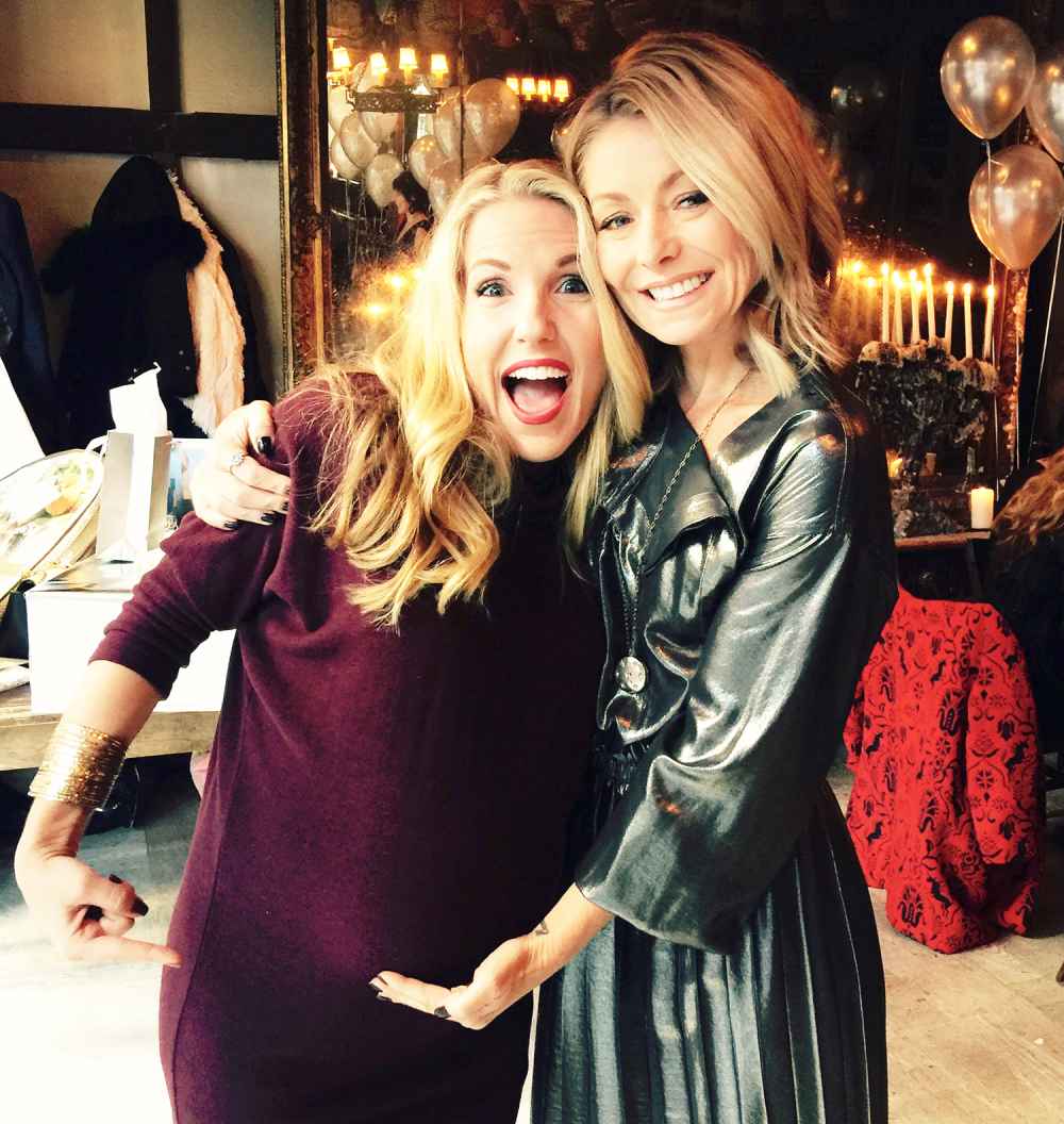 Anna Kaiser and Kelly Ripa at Gemma in NYC