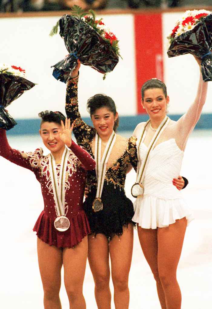 Midori Ito, Kristi Yamaguchi and Nancy Kerrigan