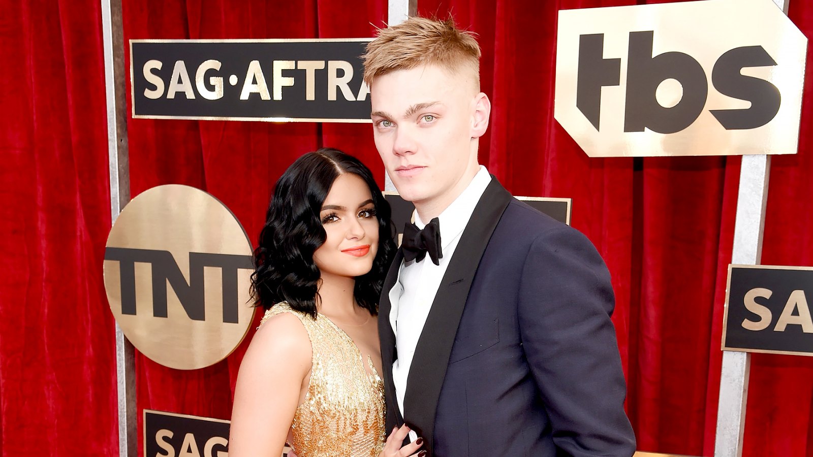 Ariel Winter and Levi Meaden attend The 23rd Annual Screen Actors Guild Awards at The Shrine Auditorium on January 29, 2017 in Los Angeles, California.