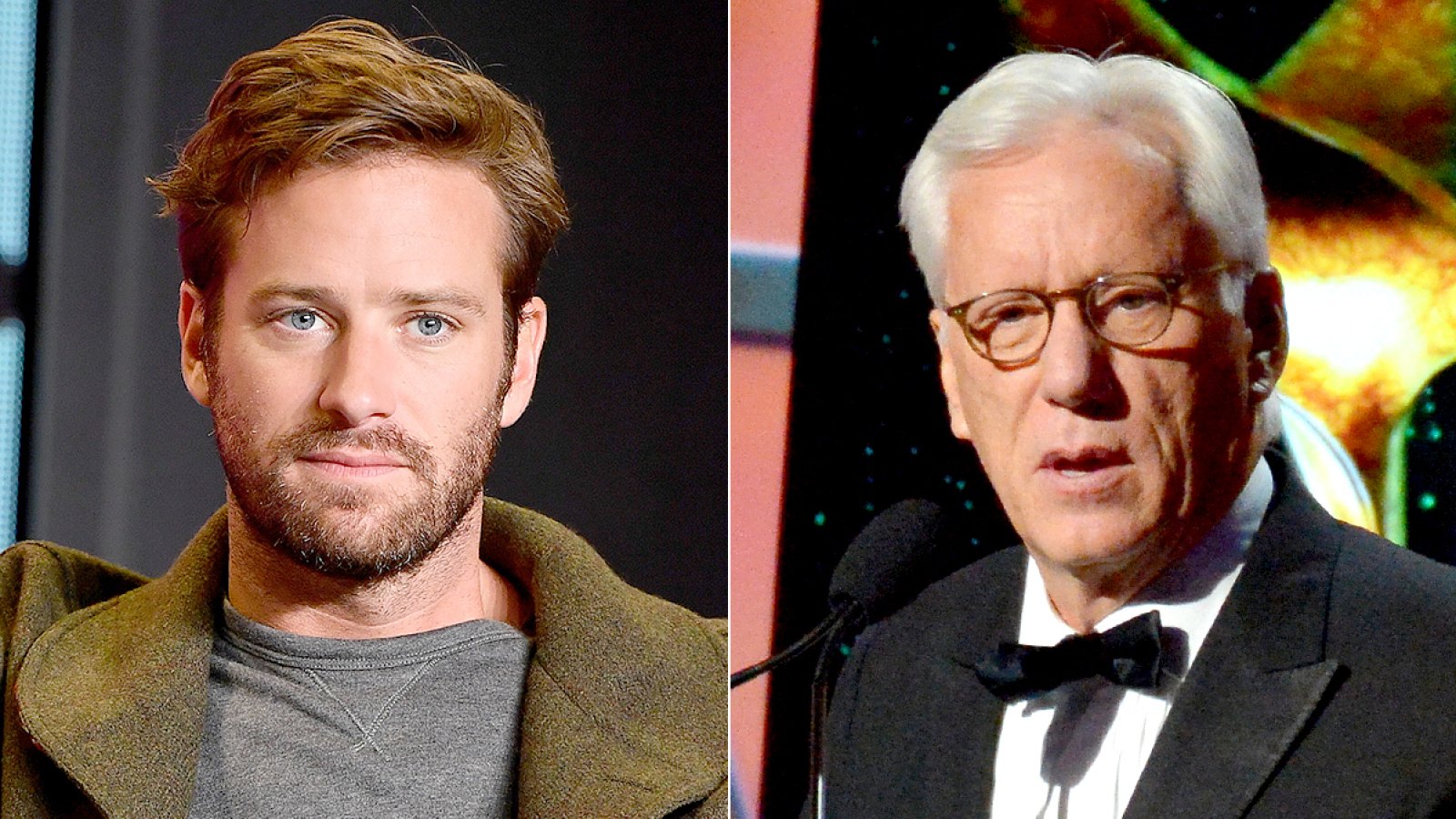 Armie Hammer and James Woods