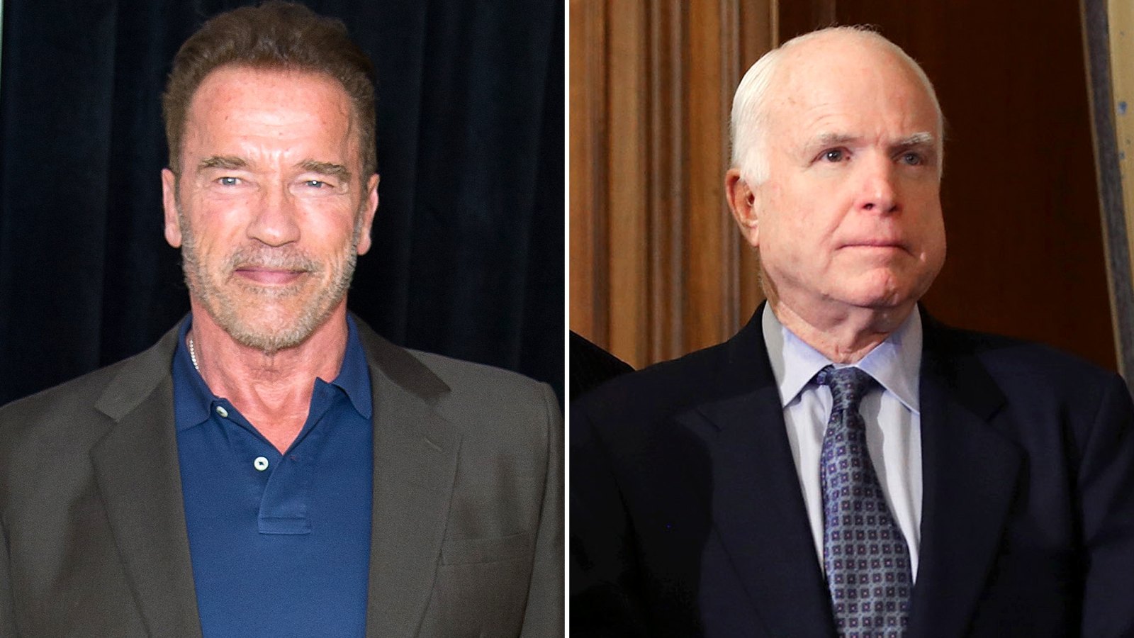 Arnold Schwarzenegger and John McCain