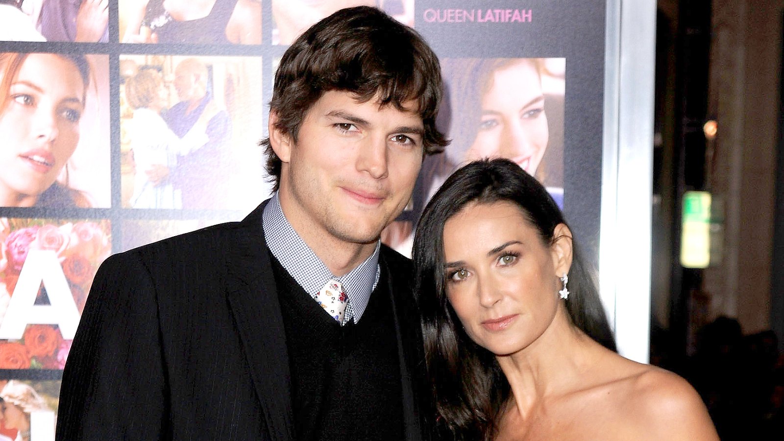 Ashton Kutcher and Demi Moore arrive at the premiere of New Line Cinema's 'Valentine's Day' at Grauman's Chinese Theatre on Feb. 8, 2010, in Hollywood.