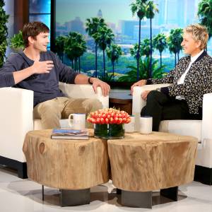 Ashton Kutcher Ellen Degeneres