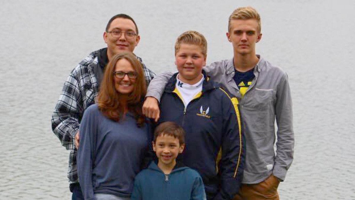 Autumn Brandon and family