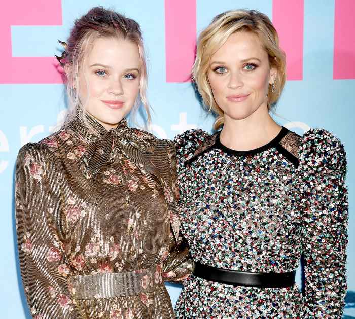 Ava Elizabeth Phillippe (L) and Reese Witherspoon attend the premiere of HBO's 'Big Little Lies' at the TCL Chinese Theater on February 7, 2017 in Hollywood, California.