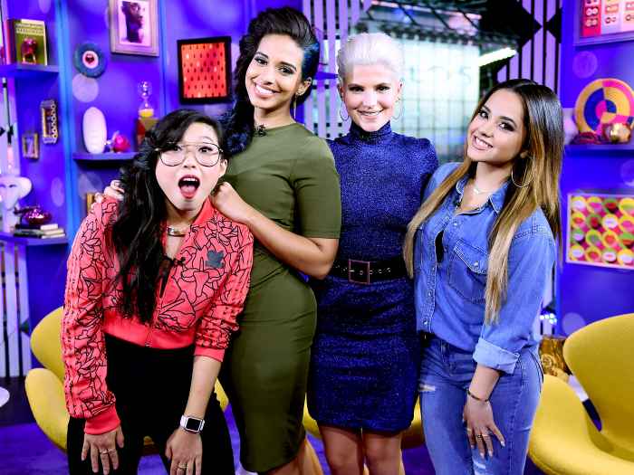 Awkwafina, TV personality Nessa, comedian Carly Aquilino, and singer-songwriter Becky G perform on MTV's