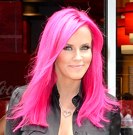 Jenny McCarthy - pink hair
