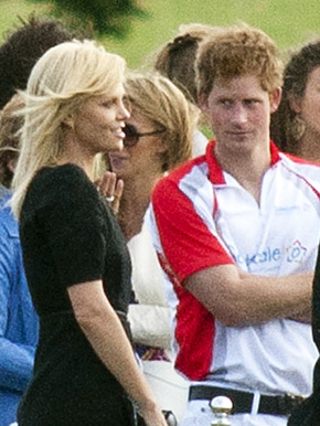 Charlize Theron and Prince Harry