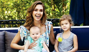 Jessica Alba Shares Magazine Cover With Daughters Honor and Haven! - Us