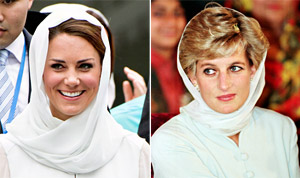 PIC: Kate Middleton in Headdress Echoes Iconic Princess Diana Photo