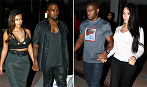 Reggie Bush, Pregnant Girlfriend Lilit Avagyan Dine Next Door to Kim