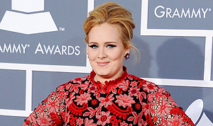 Adele Talks Motherhood at Grammys 2013: "I'm Quite Tired!" - Us Weekly