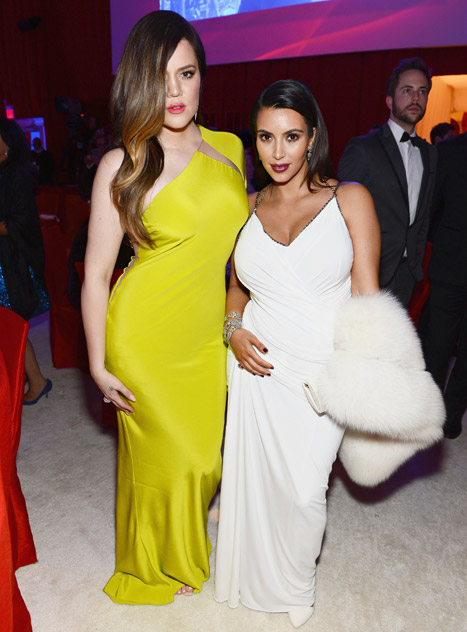 Khloe Kardashian and Kim Kardashian