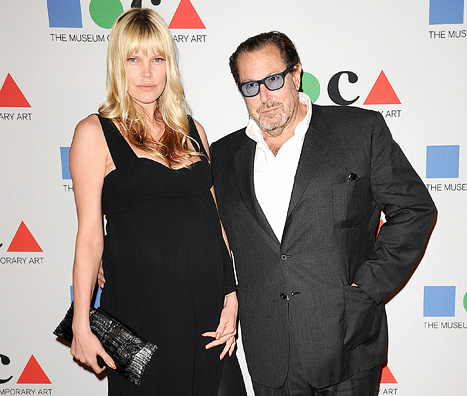 Julian Schnabel and May Anderson welcomed their first child together.