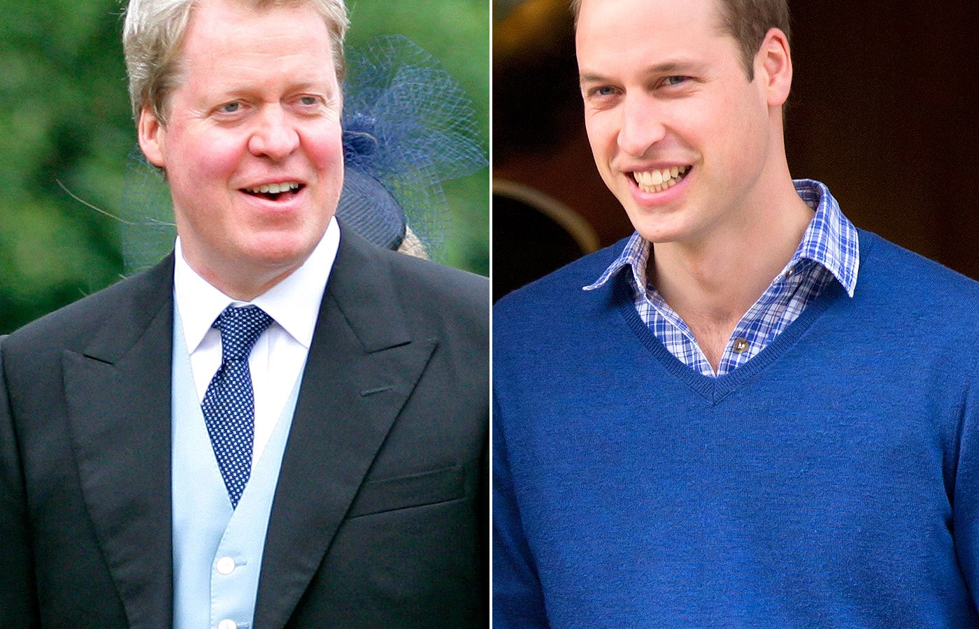 Charles Spencer congratulates Prince William on his son's birth.