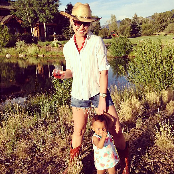 Katherine Heigl and daughter Adelaide