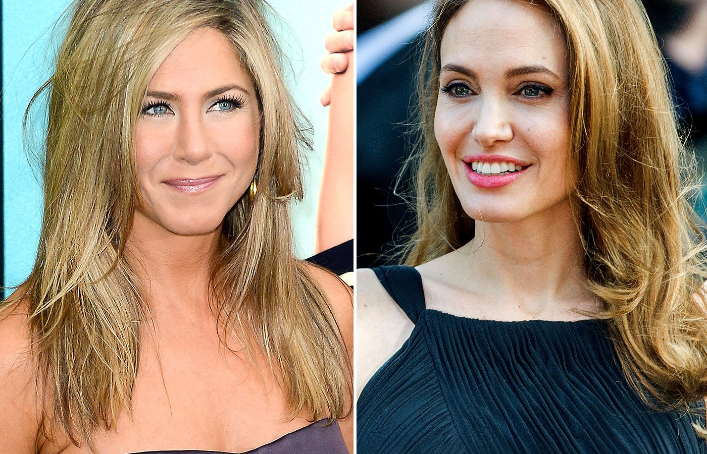 Jennifer Aniston and Angelina Jolie have near run in