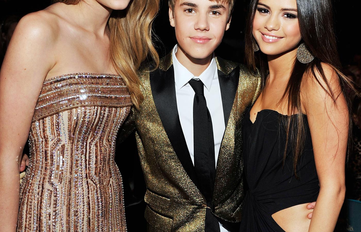 Taylor Swift, Justin Bieber and Selena Gomez on May 22, 2011