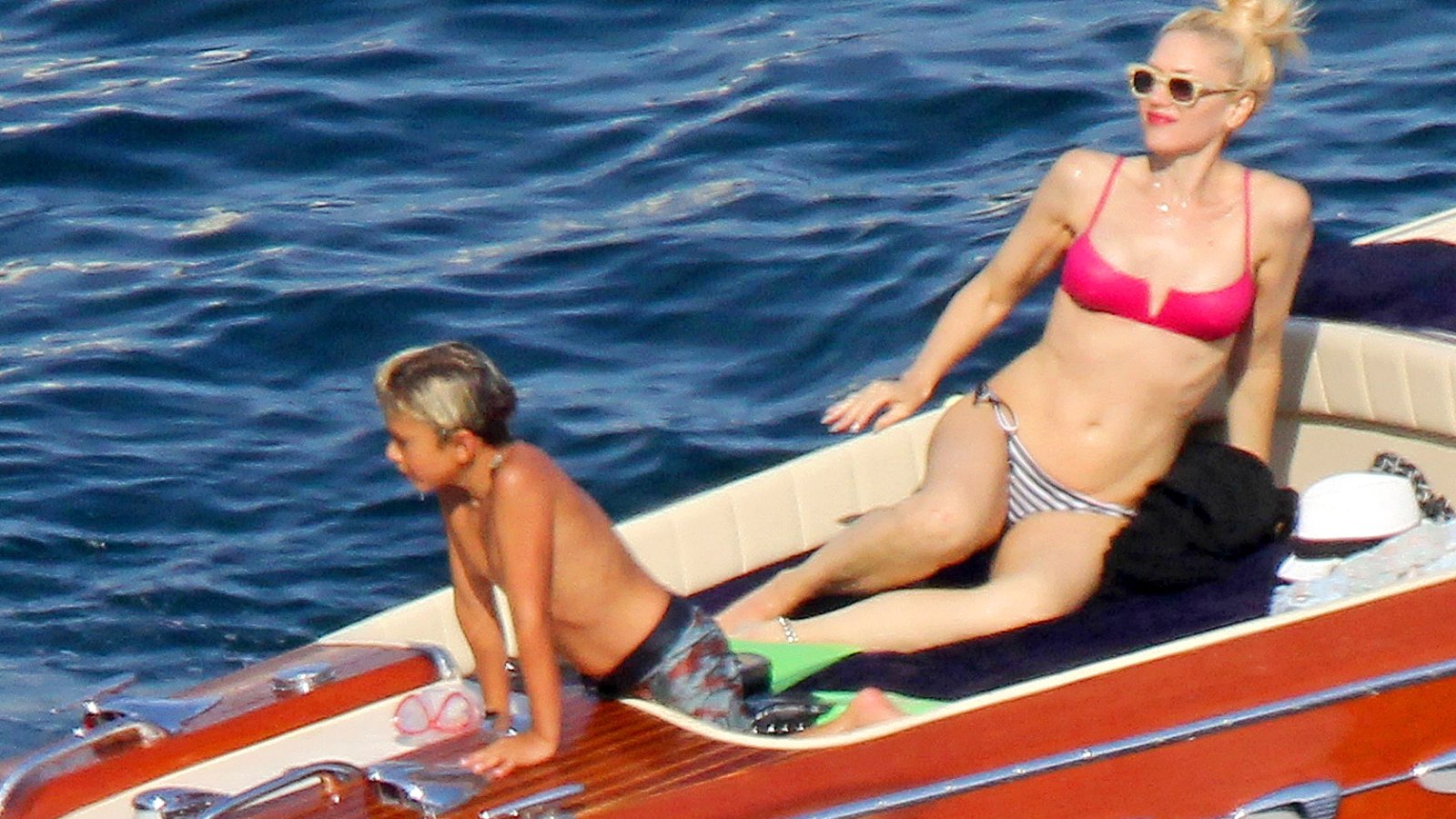 Gwen Stefani in a bikini in South of France