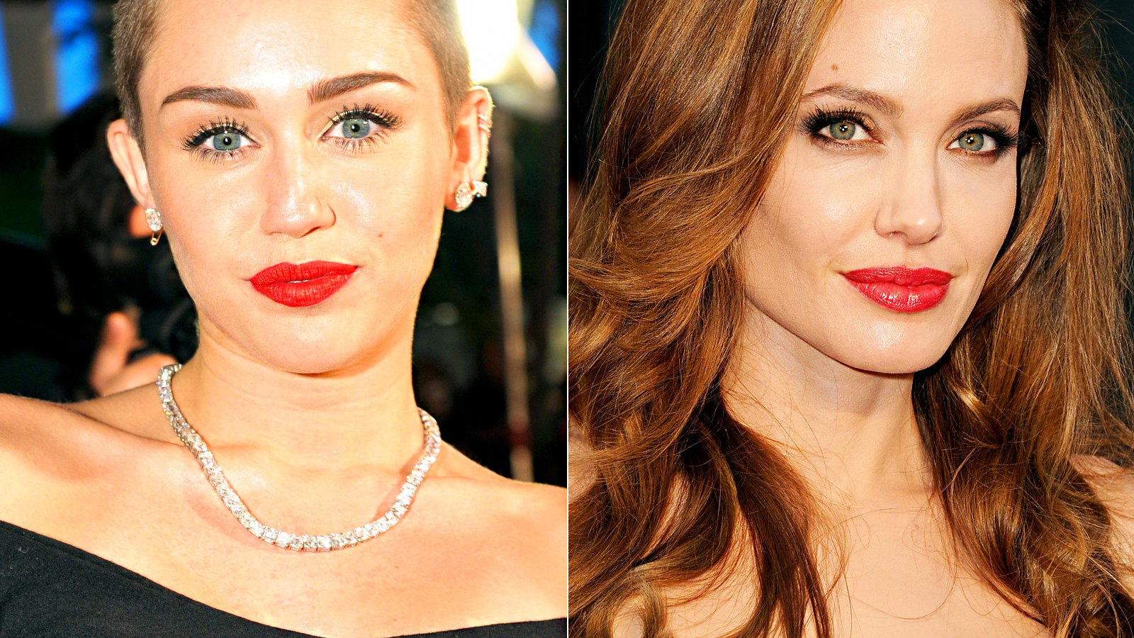 Miley Cyrus; Angelina Jolie