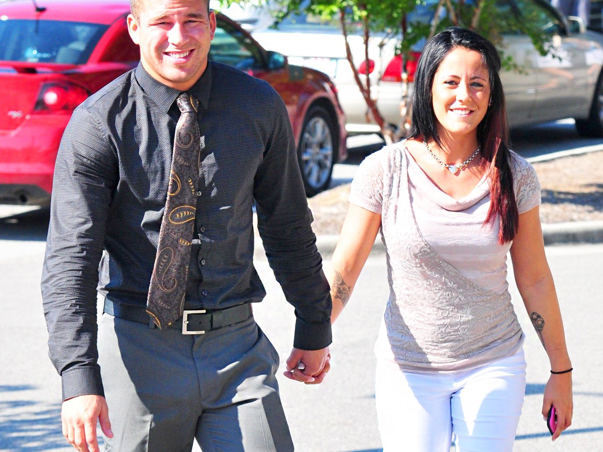 Jenelle Evans and Nathan Griffith