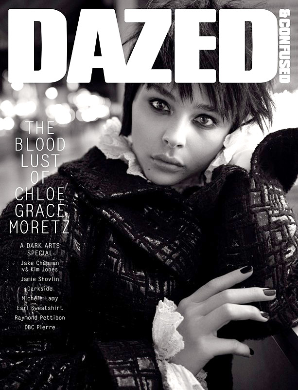 Chloe Moretz on the cover of Dazed & Confused