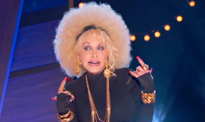 Dolly Parton Raps on Queen Latifah Show, Calls Boobs "Wrecking Balls"
