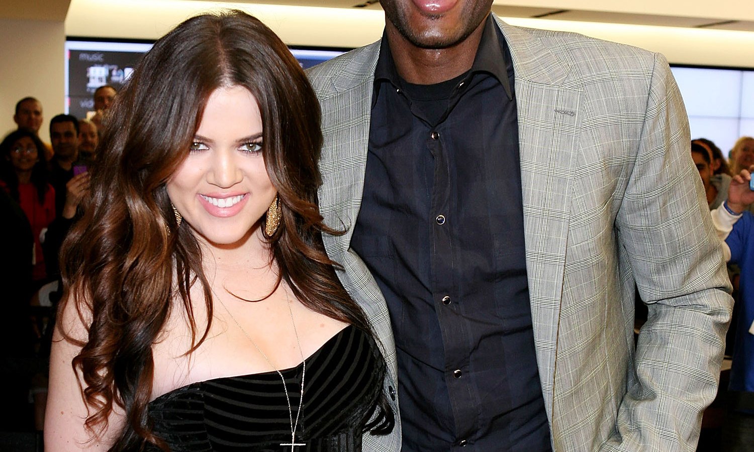 Khloe Kardashian and Lamar Odom on March 24, 2011