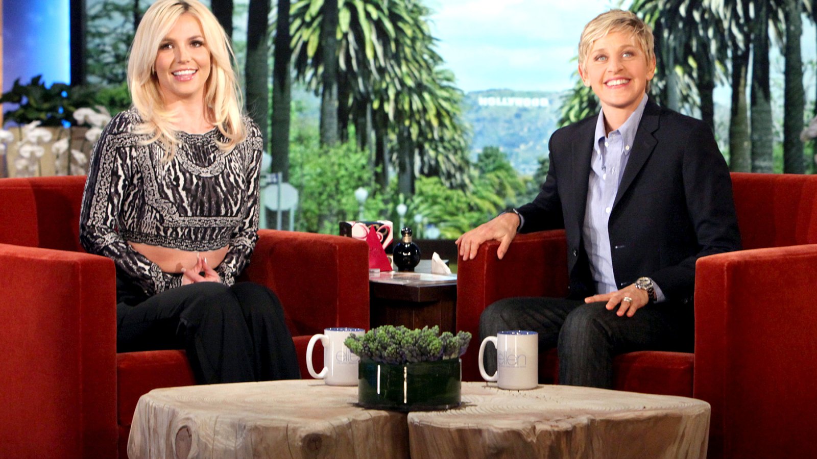 Britney Spears appears on "The Ellen DeGeneres Show" on Dec. 3, 2013