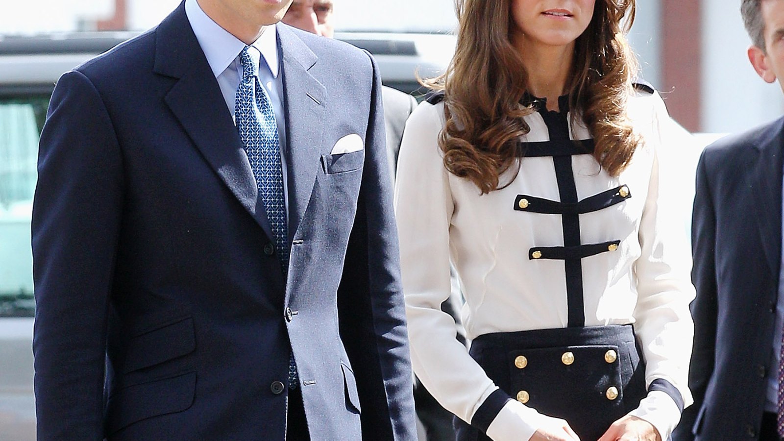 Prince William and Kate Middleton on August 19, 2011 in England