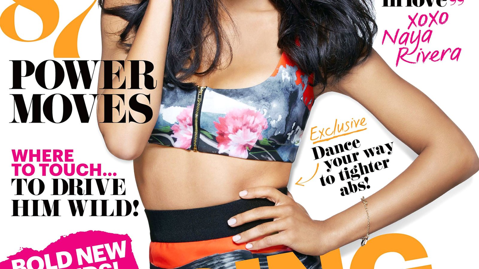 Naya Rivera on the Spring 2014 issue of Cosmopolitan for Latinas