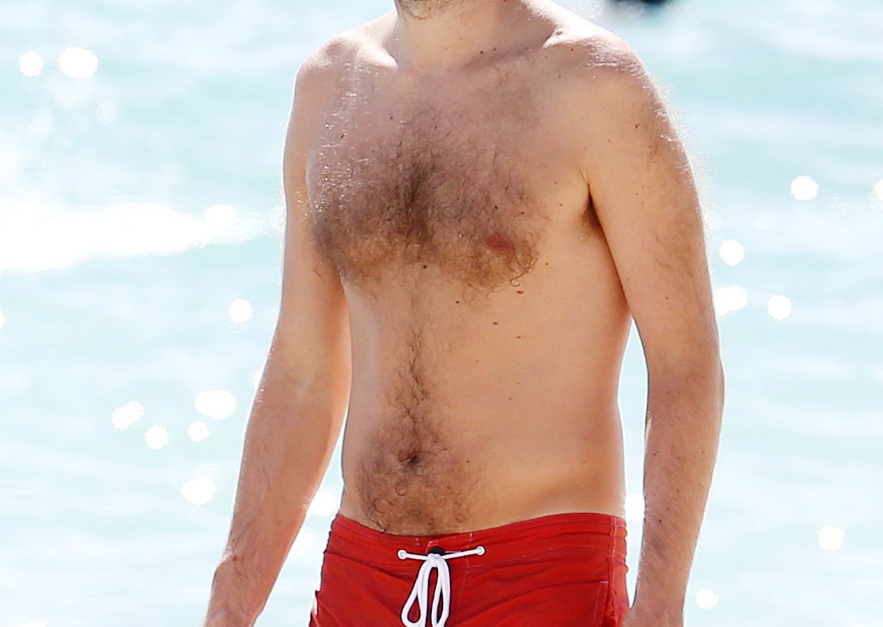 Thomas Bangalter of Daft Punk on the beach in Miami on Oct. 12, 2013