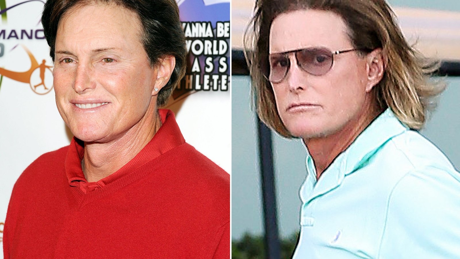 Bruce Jenner on Jan. 23, 2013 and on Feb. 10, 2014