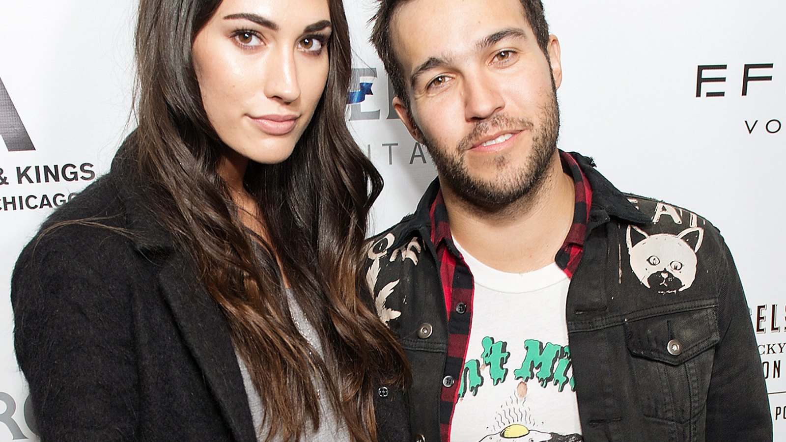 Meagan Camper and Pete Wentz attend an event on February 2, 2013