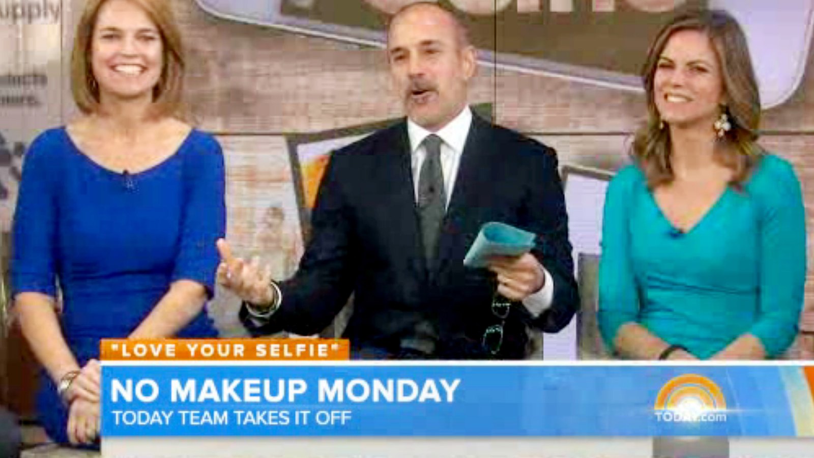 The TODAY Show anchors go without makeup