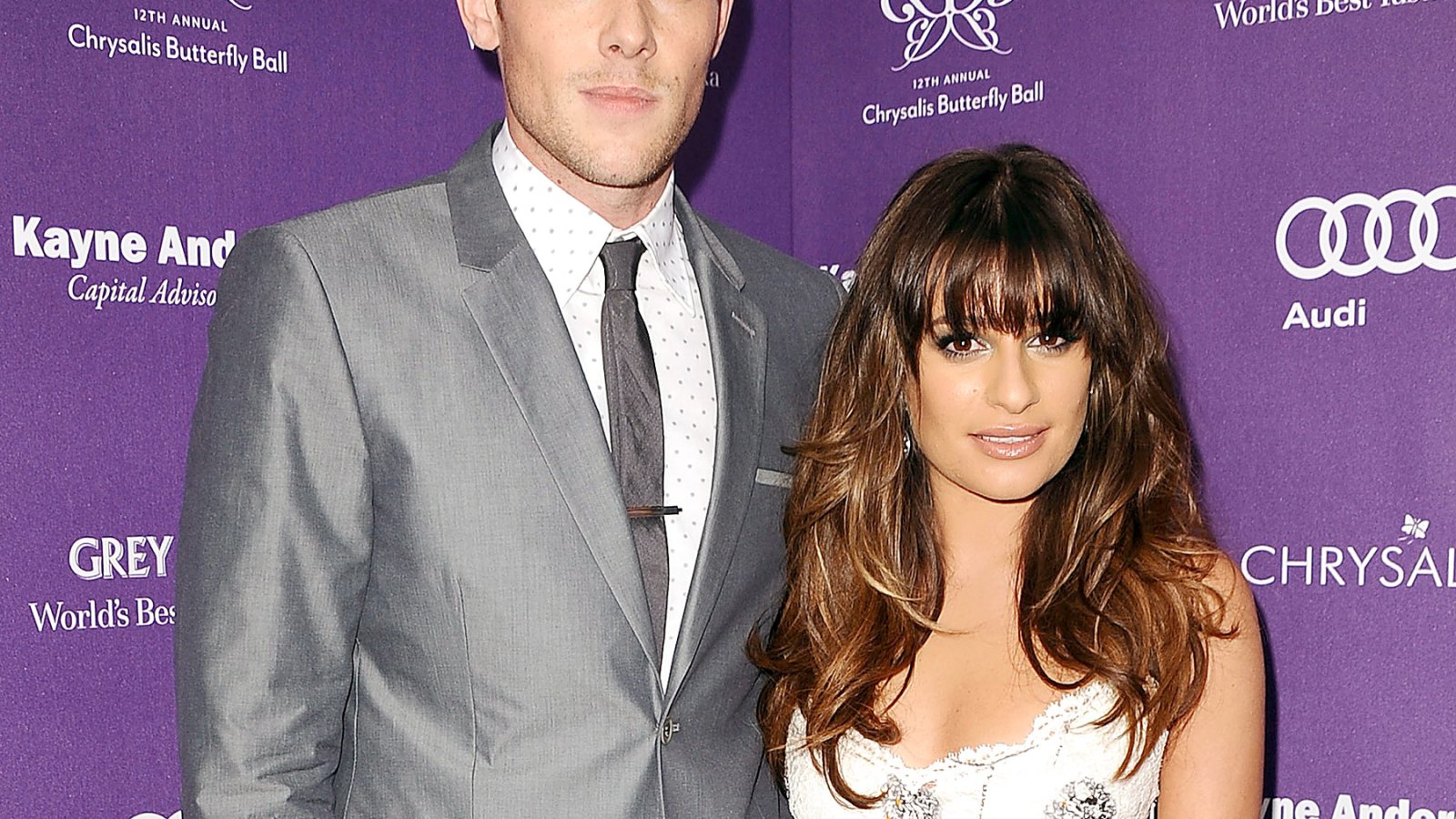 Cory Monteith and Lea Michele at the 12th Chrysalis Butterfly Ball