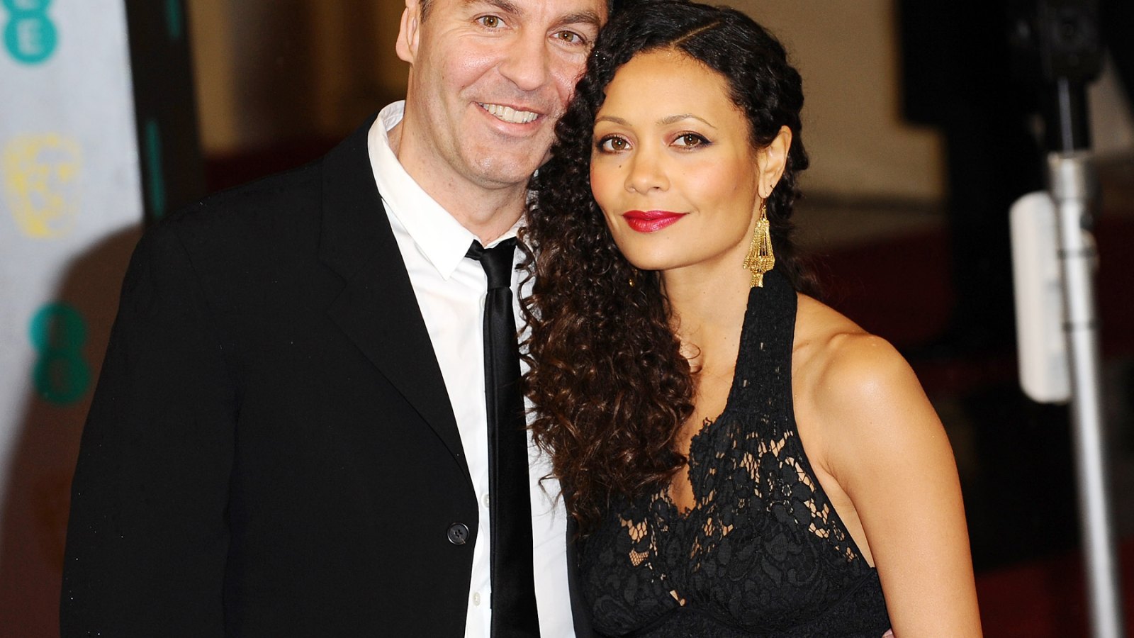 Thandie Newton and husband Ol Parker on February 10, 2013