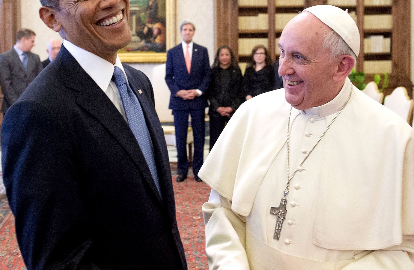 President Obama meets Pope Francis